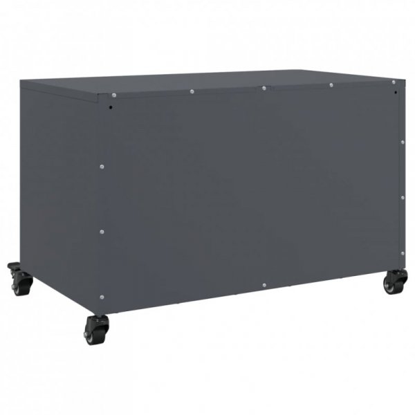 Szafka RTV, antracytowa, 68x39x43,5 cm, stal