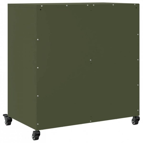 Szafka, oliwkowa, 68,5x39x72 cm, stal