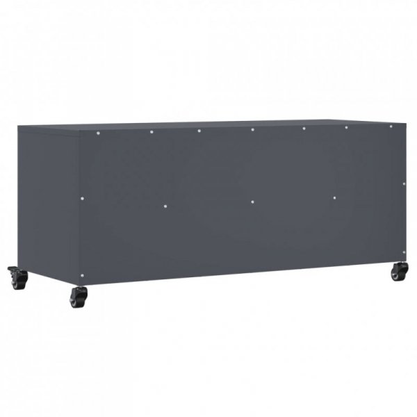 Szafka RTV, antracytowa, 100,5x39x43,5 cm, stal