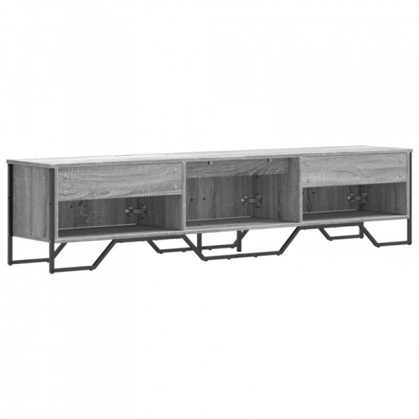 Szafka pod TV, szary dąb sonoma, 180x34x41 cm