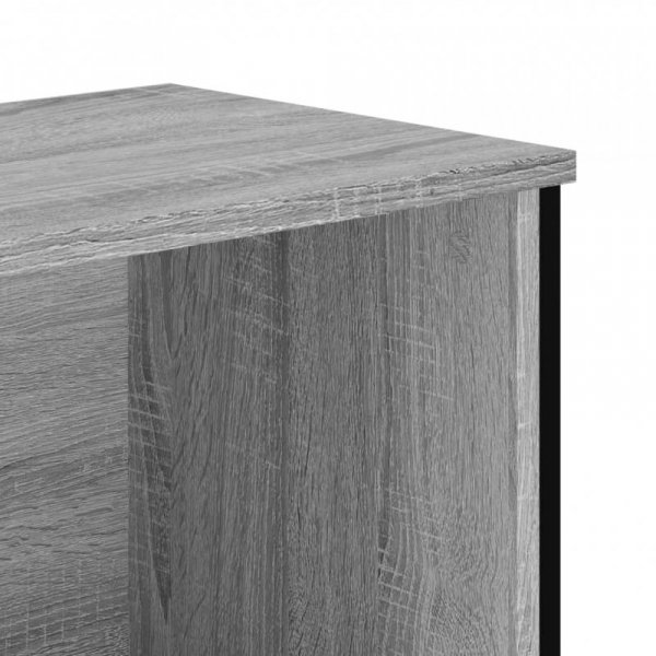 Regał, szary dąb sonoma, 50x31x106 cm, materiał drewnopochodny