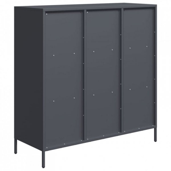 Szafka, antracytowa, 101,5x39x103,5 cm, stal