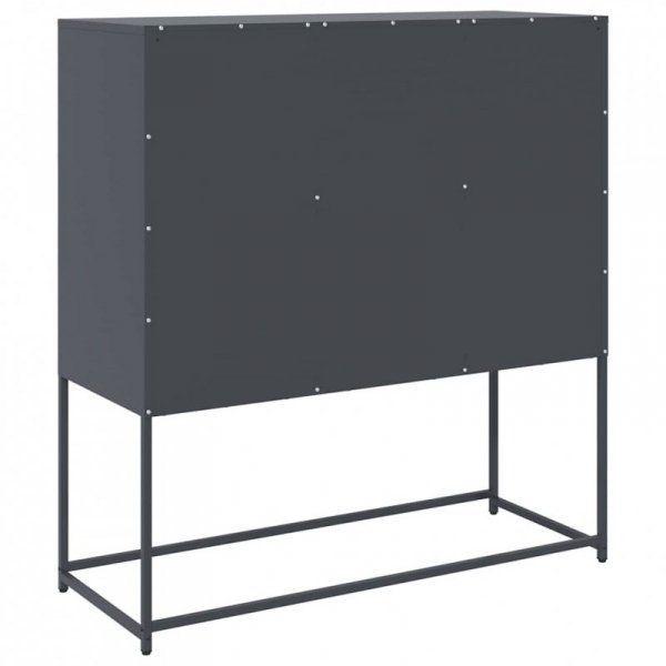 Szafka, antracytowa, 100,5x39x107 cm, stal walcowana na zimno