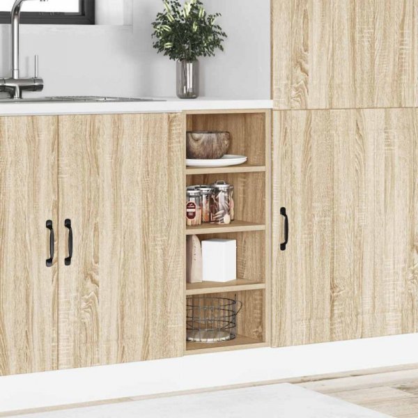 Dolna szafka Sonoma Oak 30x44,5x81,5 cm Drewno klejone