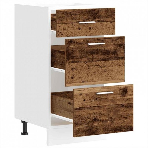 Szafka dolna Stare drewno 40x46x81,5 cm Drewno klejone