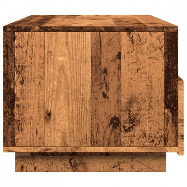 Stolik kawowy z oświetleniem LED, stare drewno, 90x49x40 cm