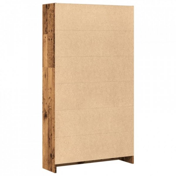Regał, stare drewno, 80x24x143 cm, materiał drewnopochodny