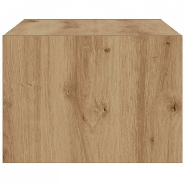 Szafka pod TV z oświetleniem LED, dąb artisan, 75x35,5x25 cm