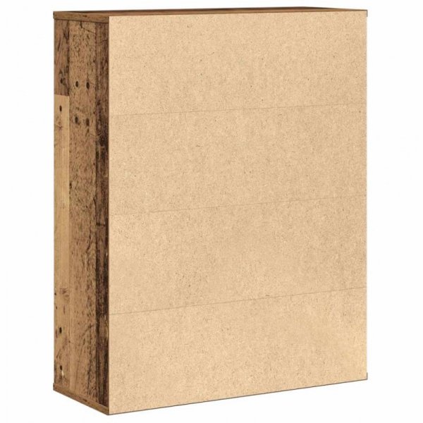 Regał, stare drewno, 60x24x76,5 cm, materiał drewnopochodny