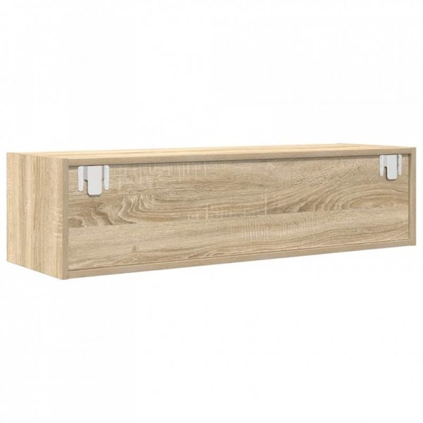 Szafki RTV 2 szt. Dąb Sonoma 100x31x25,5 cm Drewno klejone