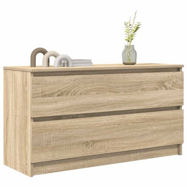 Szafka RTV Sonoma Oak 100x35x54 cm Drewno klejone