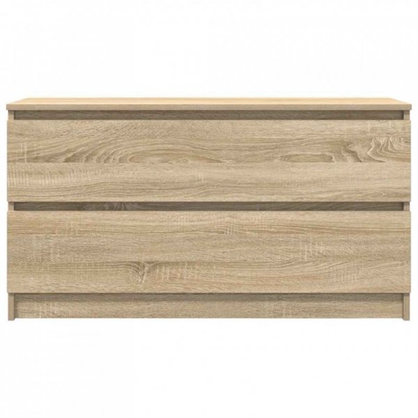Szafka RTV Sonoma Oak 100x35x54 cm Drewno klejone