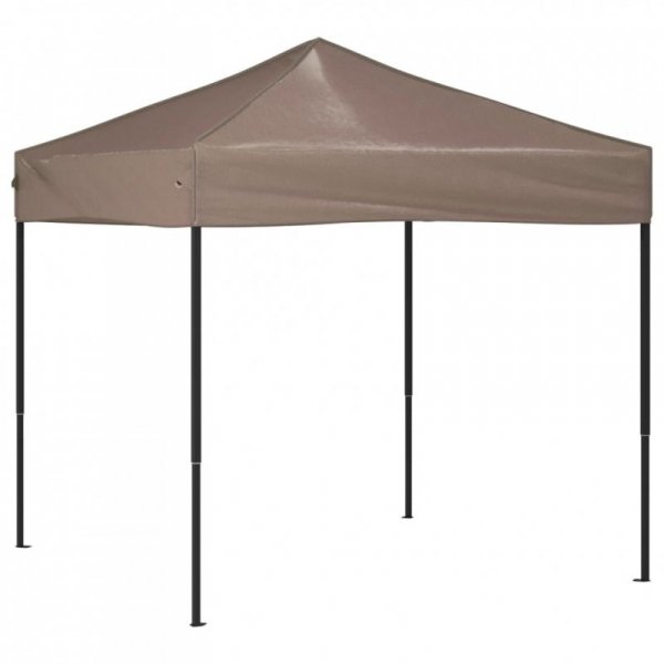 Składany namiot imprezowy, taupe, 2x2 m