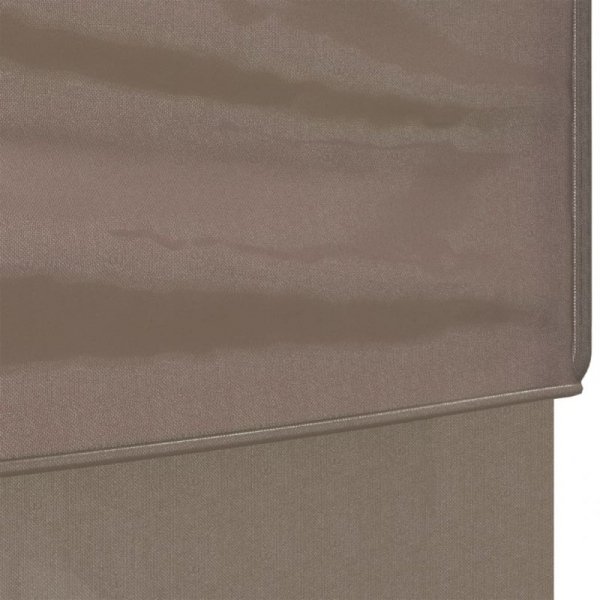 Składany namiot imprezowy ze ściankami, taupe, 2x2 m