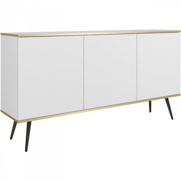 Komoda ARA K160 biały + czarny