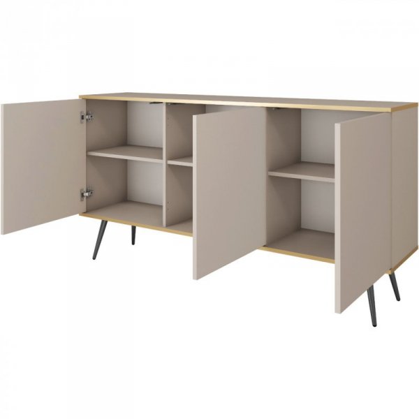 Komoda ARA K160 beż + złoty