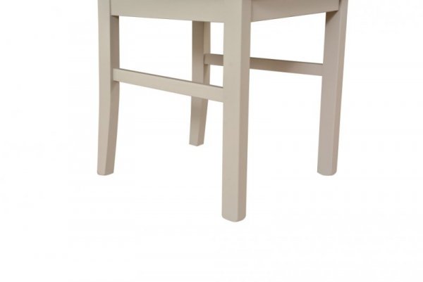 Krzesło w kolorze cashmere DK17 z beżową tkaniną 21A