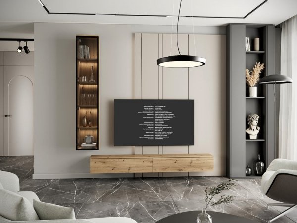 Meblościanka FIGO 2 dąb artisan