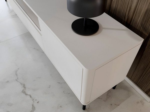 Komoda RTV RADIUS 180NC biały