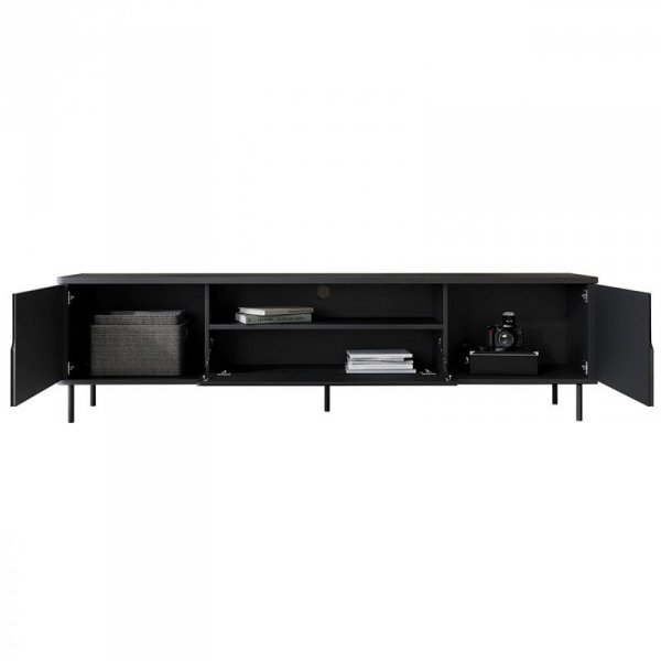 Komoda RTV RADIUS 180NC czarny