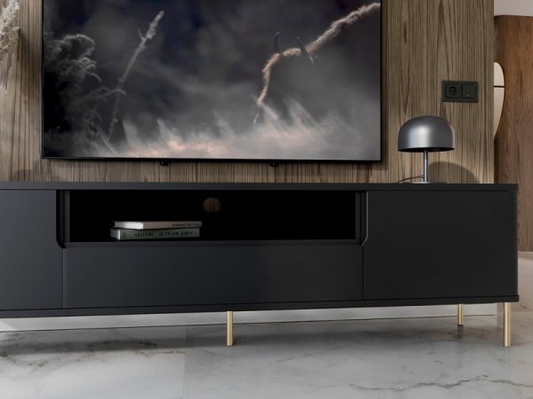 Komoda RTV RADIUS 180NZ czarny