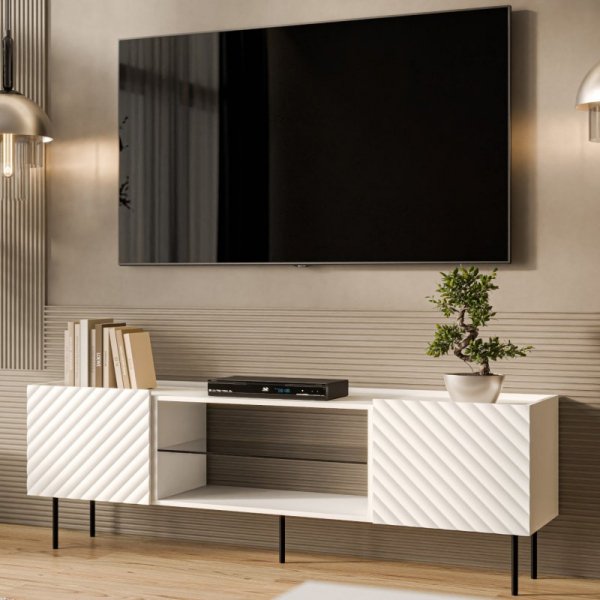 Komoda RTV TESSI 180 EF biały