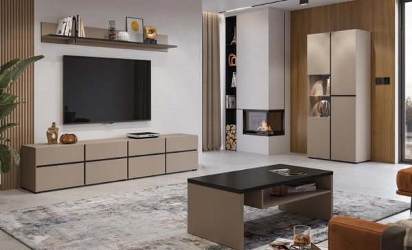 Stolik kawowy CROSI 99 congo / czarny