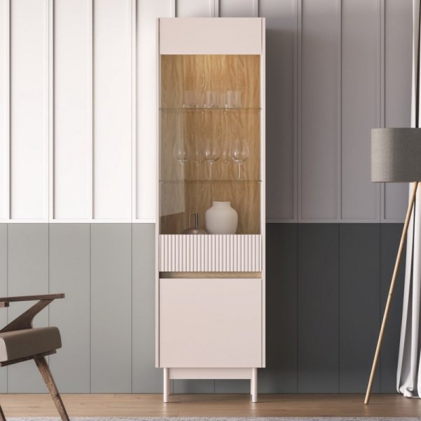 Witryna ERMITE 02 kaszmir / dąb cremona