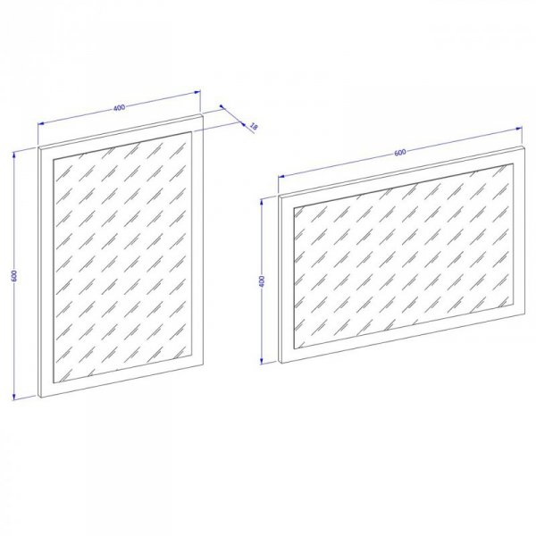 Lustro CROSI 04 dąb wotan