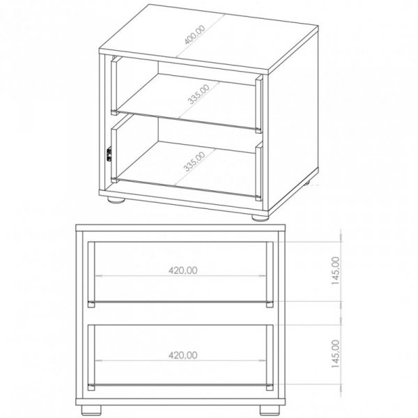 Sypialnia MAXIS 1 biały