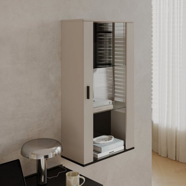 Witryna wisząca SINDI SH2J kaszmir / czarny