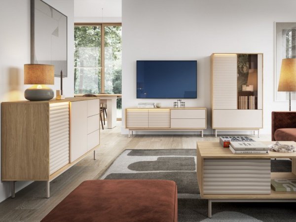 Ława ZETA 05 dąb olejowany / kaszmir