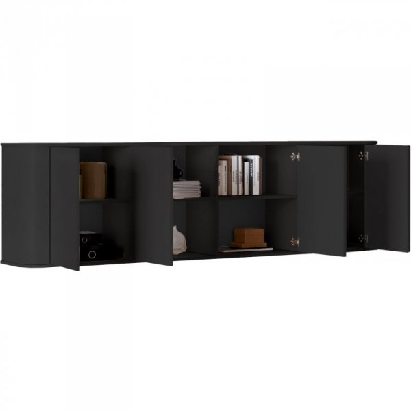 Meble do salonu AZELIO 3 czarny