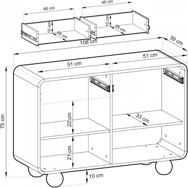 Meble do salonu ROND 1 kaszmir