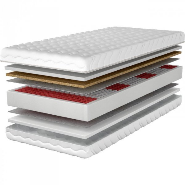 Materac 140x200 TORA multipocket kokos