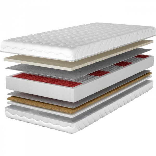 Materac 100x200 TUTI multipocket lateks kokos