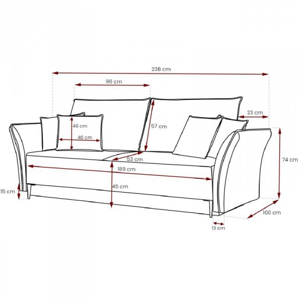 Sofa BERGI tiffany 08