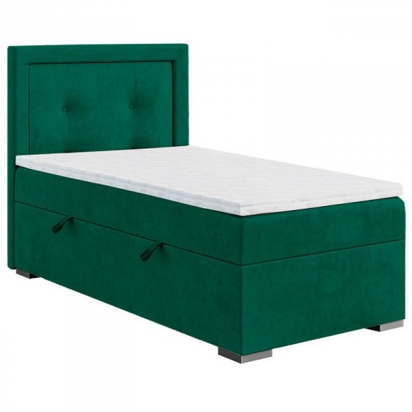 Łóżko kontynentalne VERI 90x200 prawy magic velvet 2225