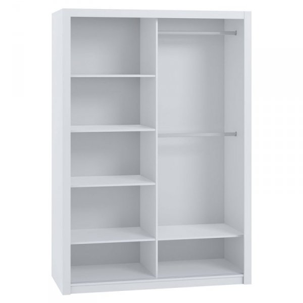 Szafa przesuwna z lustrem VISTA 180 dąb artisan / biały