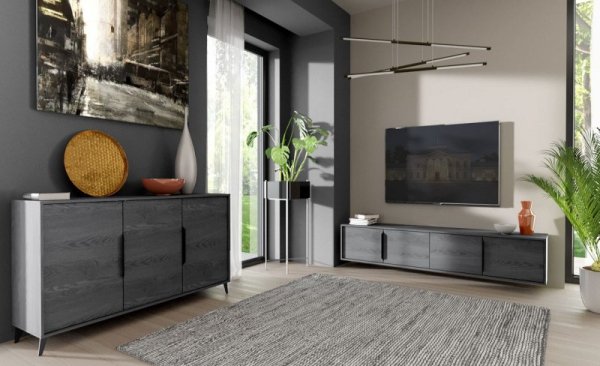 Komoda ETNI 43 dąb carbon
