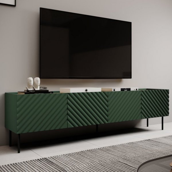 Komoda RTV INDA 4D labrador / dąb artisan