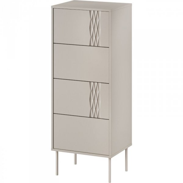 Komoda TIFFANY 4S beż mat