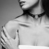 Obroża - Bijoux Indiscrets Maze Single Chocker Black