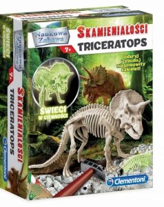 CLEMENTONI skamieniałości Triceratops fluo 60892