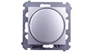 Simon 54 Regulator 1–10V załączania i regulacji źródeł światła srebrny mat DS9V.01/43