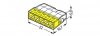 SZYBKOZŁĄCZKA WAGO 2273-205 5X0,5-2,5 MM2 ŻÓŁTA 5 SZTUK (1 OP)