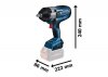 KLUCZ UDAROWY AKUMULATOROWY 1/2' GDS 18V-1000 2*5.0AH (1 SZT)