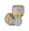 KOLANO PEX-AL-PEX CHROM 25*20 PODWÓJNE (1 SZT)