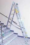 DRABINA ALUMINIOWA 3-ELEMENTOWA 1010CM 15+15+15 SZCZEBLI (1 SZT)