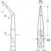 SZCZYPCE TNĄCE PÓŁOKRĄGŁE WYDŁUŻONE 200MM (1 SZT)